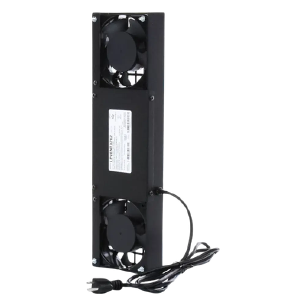 Kit de Ventilación Forzada / 2 Ventiladores 12x12 cm / 3 Tomas NEMA 5-15R / 110 Vca / 15A Máx / Cable 1.7 m / 5.6 ft