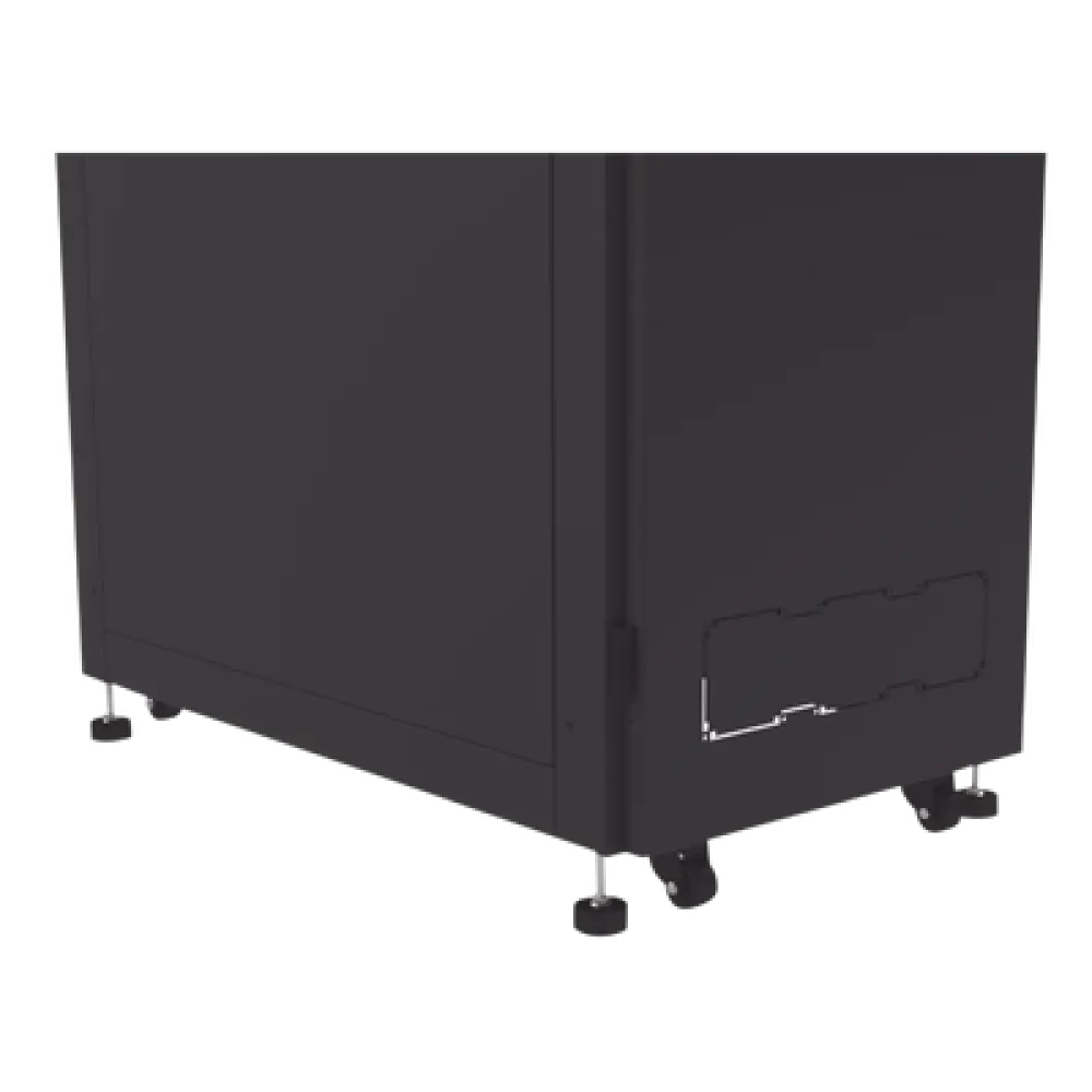 Gabinete Rack de Piso / 19" Estándar / 42UR / 600 mm x 1000 mm / Acero / Puerta con Cristal Templado