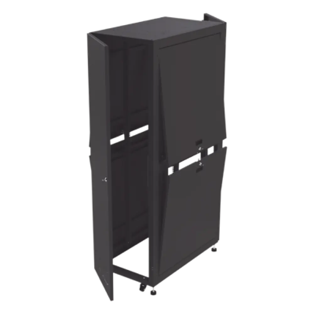 Gabinete Rack de Piso / 19" Estándar / 42UR / 600 mm x 1000 mm / Acero / Puerta con Cristal Templado
