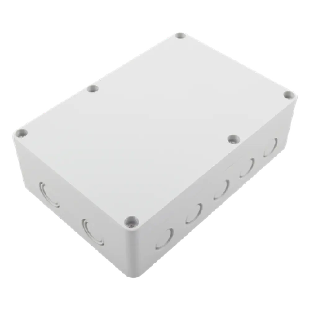 Gabinete Plástico para Exterior / IP65 / 180 x 125 x 57 mm / 16 Entradas de Cableado / -20 a 60 °C / ABS