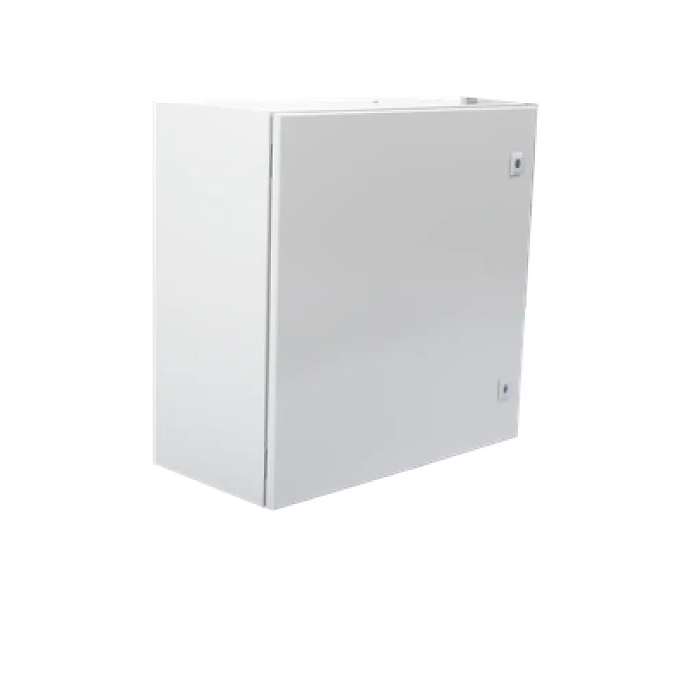 Gabinete de Acero para Intemperie / IP66 / IK10 / 600 x 600 x 300 mm / Carga 50 kg / Placa Trasera Galvanizada