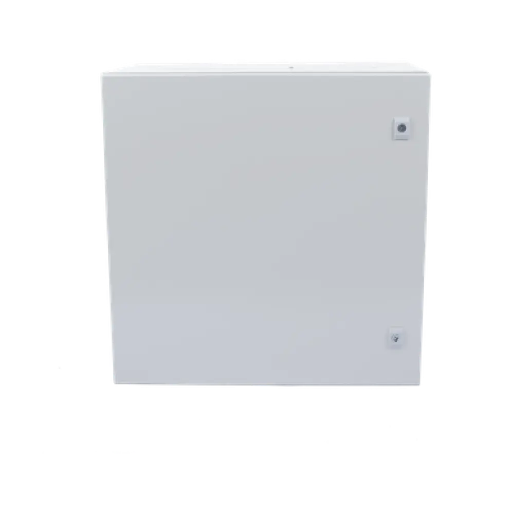 Gabinete de Acero para Intemperie / IP66 / IK10 / 600 x 600 x 300 mm / Carga 50 kg / Placa Trasera Galvanizada