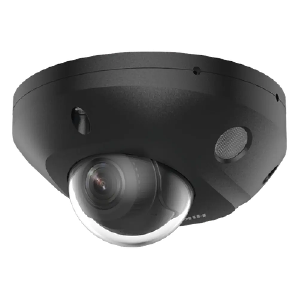 Mini Domo IP / 4 Megapixel / Dual Light 30 m (98.4 ft) / WDR 120 dB / IP67 / IK08 / PoE / AcuSense / Audio Bidireccional