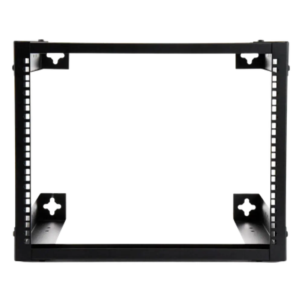 Rack Abierto de Pared / 19in / 8U / 418 x 350 x 500 mm / 1.37 x 1.15 x 1.64 ft / Acero Reforzado / Interior