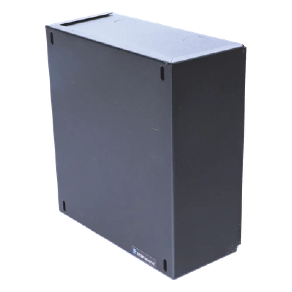 Gabinete para Baterías / Acero Calibre 26 / 217 x 212 x 88 mm / Pintura Electrostática Negra / Compatible con Tablillas ELKP624U-ELKP624, AL624, SMP3 y SMP5