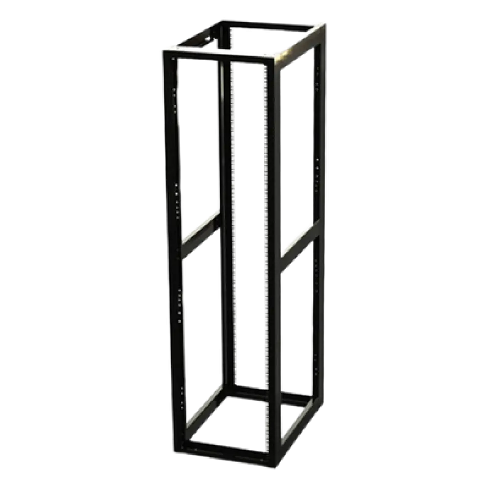 Rack 19" / 4 Postes / 45 Unidades / Profundidad Ajustable 610-940 mm / Capacidad 900 kg
