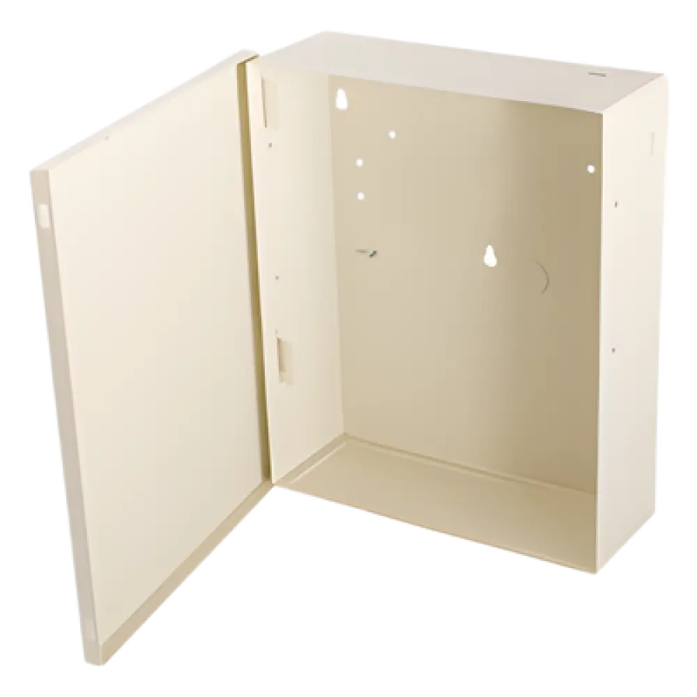 Gabinete Metálico de Pared / Acero Calibre 26 / 232 x 281 x 85 mm / Interior / Puerta Desmontable