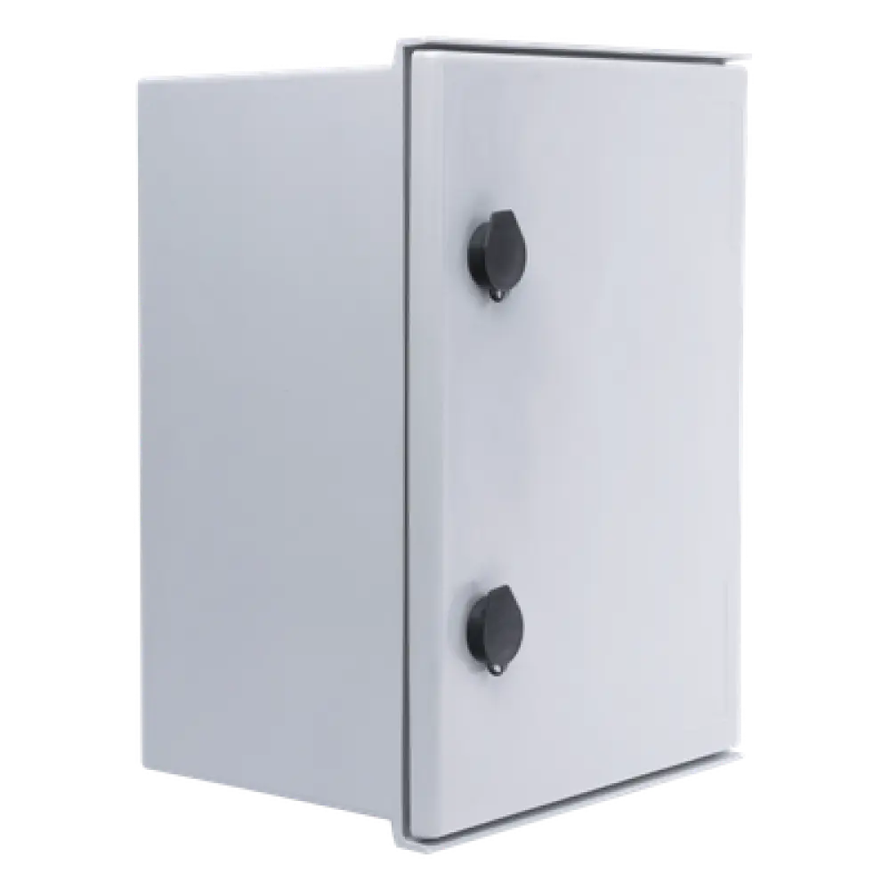 Gabinete de Poliéster / IP65 / 300 x 400 x 200 mm / Carga 30 kg / Placa Trasera Incluida / Cerradura con Llave