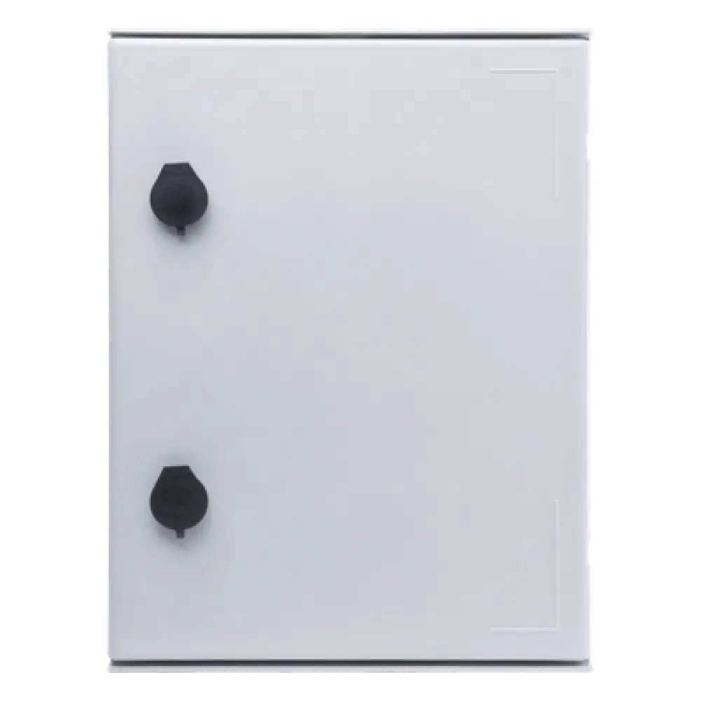 Gabinete de Poliéster / IP65 / 300 x 400 x 200 mm / Carga 30 kg / Placa Trasera Incluida / Cerradura con Llave