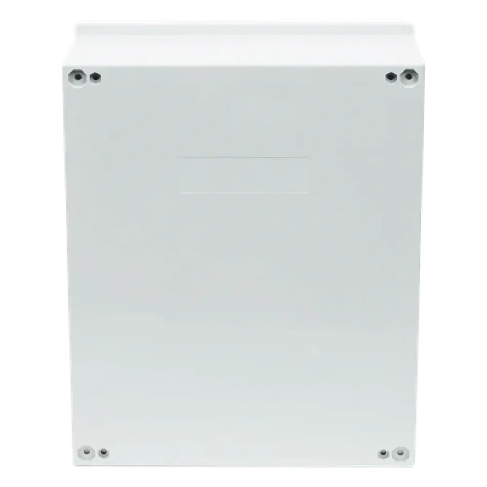 Gabinete de Poliéster IP65 / 400 x 500 x 200 mm / Carga 30 kg / Placa Trasera Incluida / Cerradura con Llave