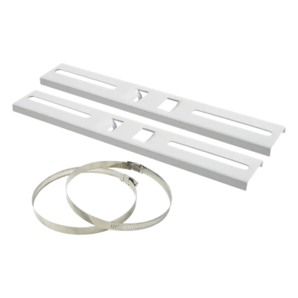 Montaje de Metal para Poste Universal / Ajuste 115-280 mm / Carga 30 kg / Ángulo 45° / Acero con Pintura Electroestática / 300x44 mm (0.98x0.14 ft)