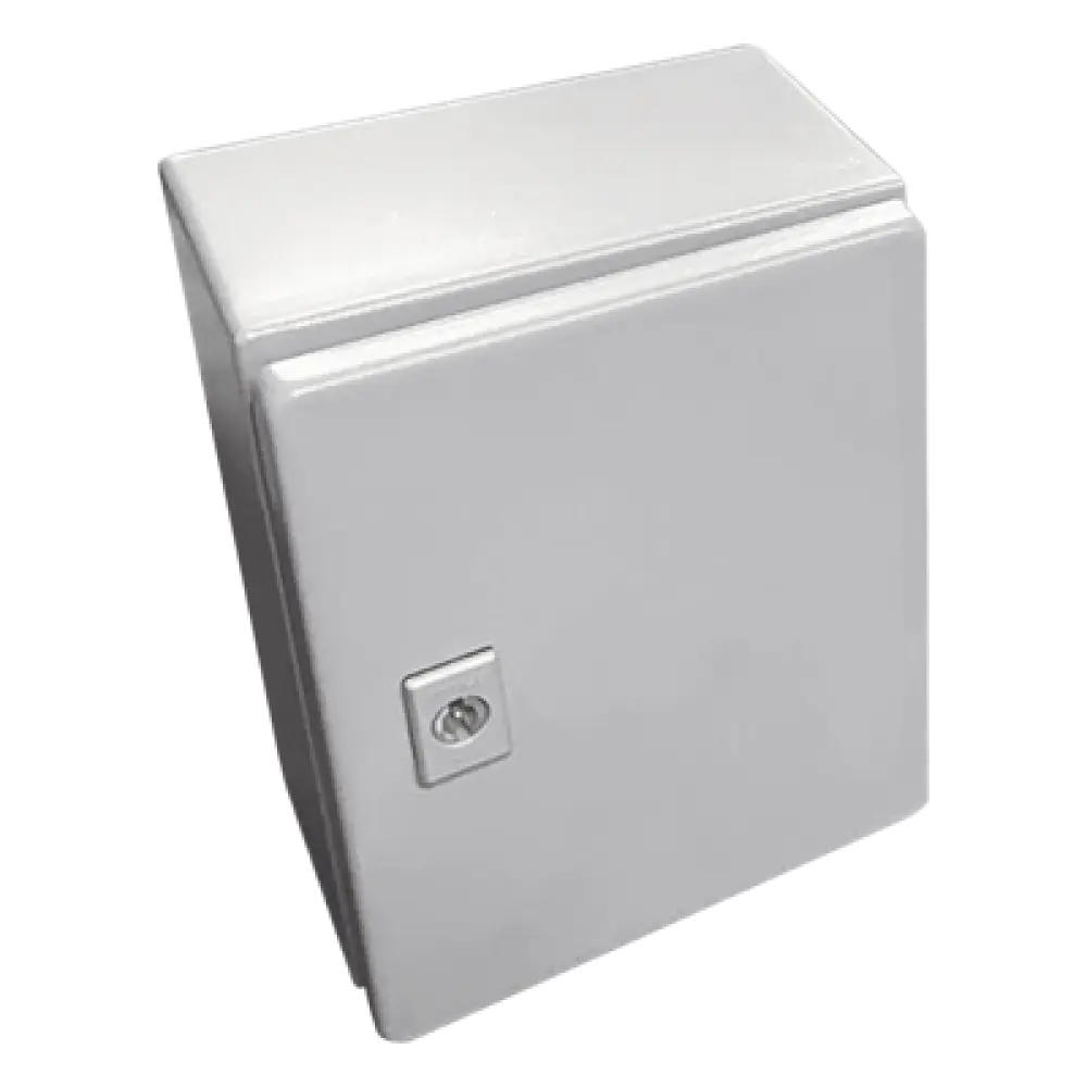 Gabinete de Acero / NEMA 4 / IP66 / 20x25x15 cm (7.9x9.8x5.9 in) / Platina / Certificado UL