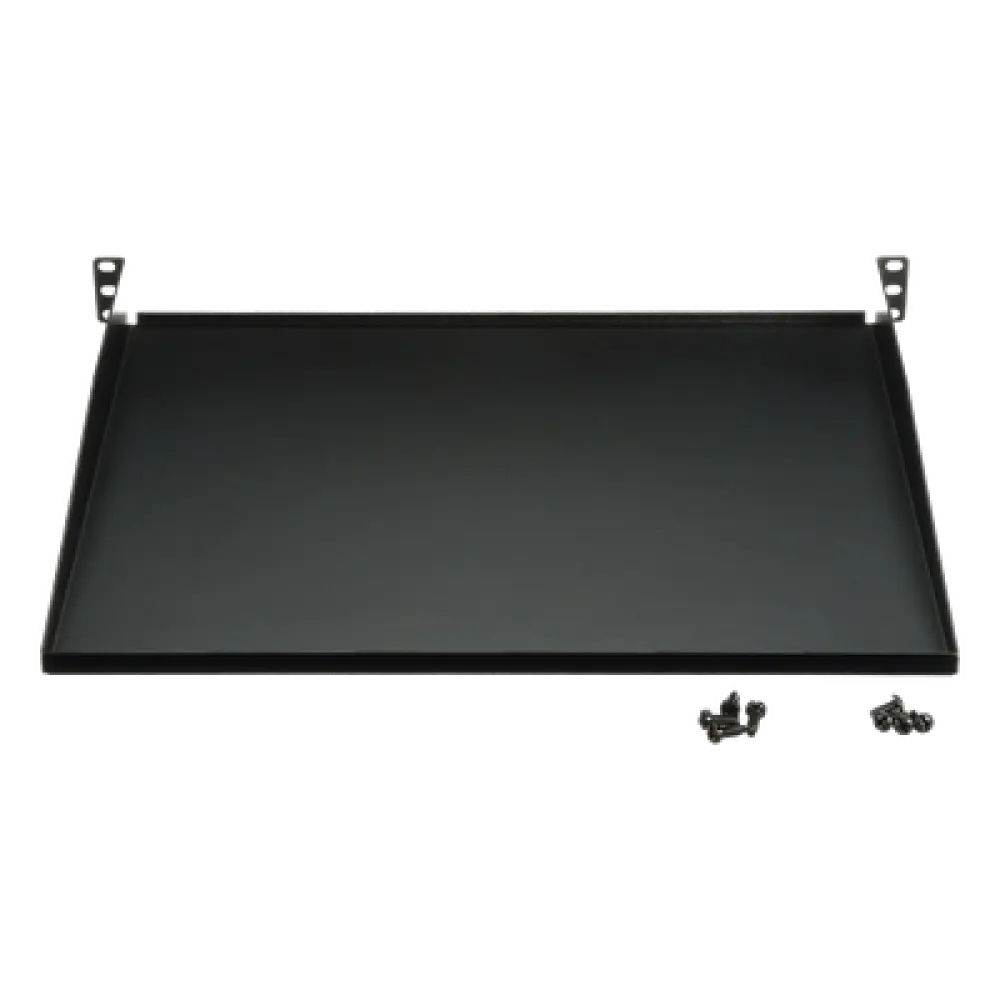 Charola para Rack / 19" / 1U / Carga 20 kg (44 lb) / Acero / Montaje Frontal