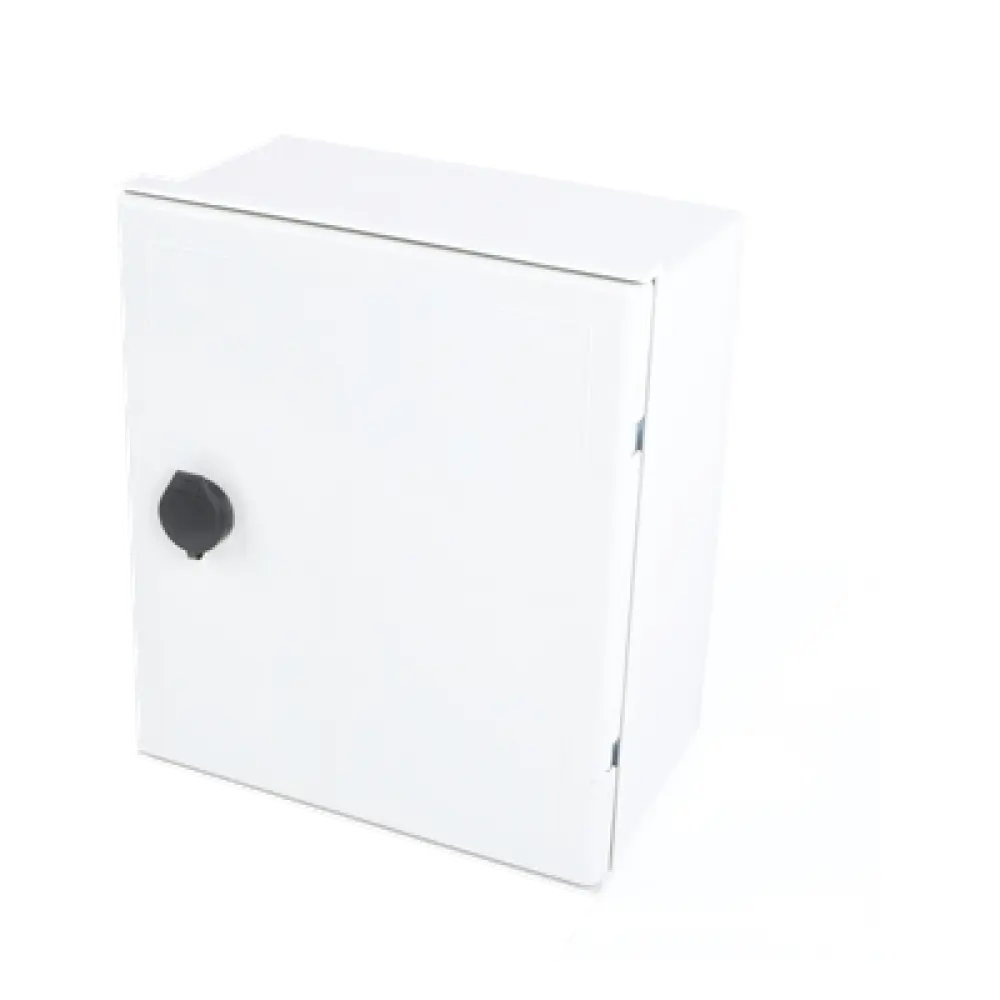 Gabinete de Poliéster / IP65 / 250 x 300 x 140 mm / Carga 30 kg / Placa Trasera Incluida / Cerradura con Llave