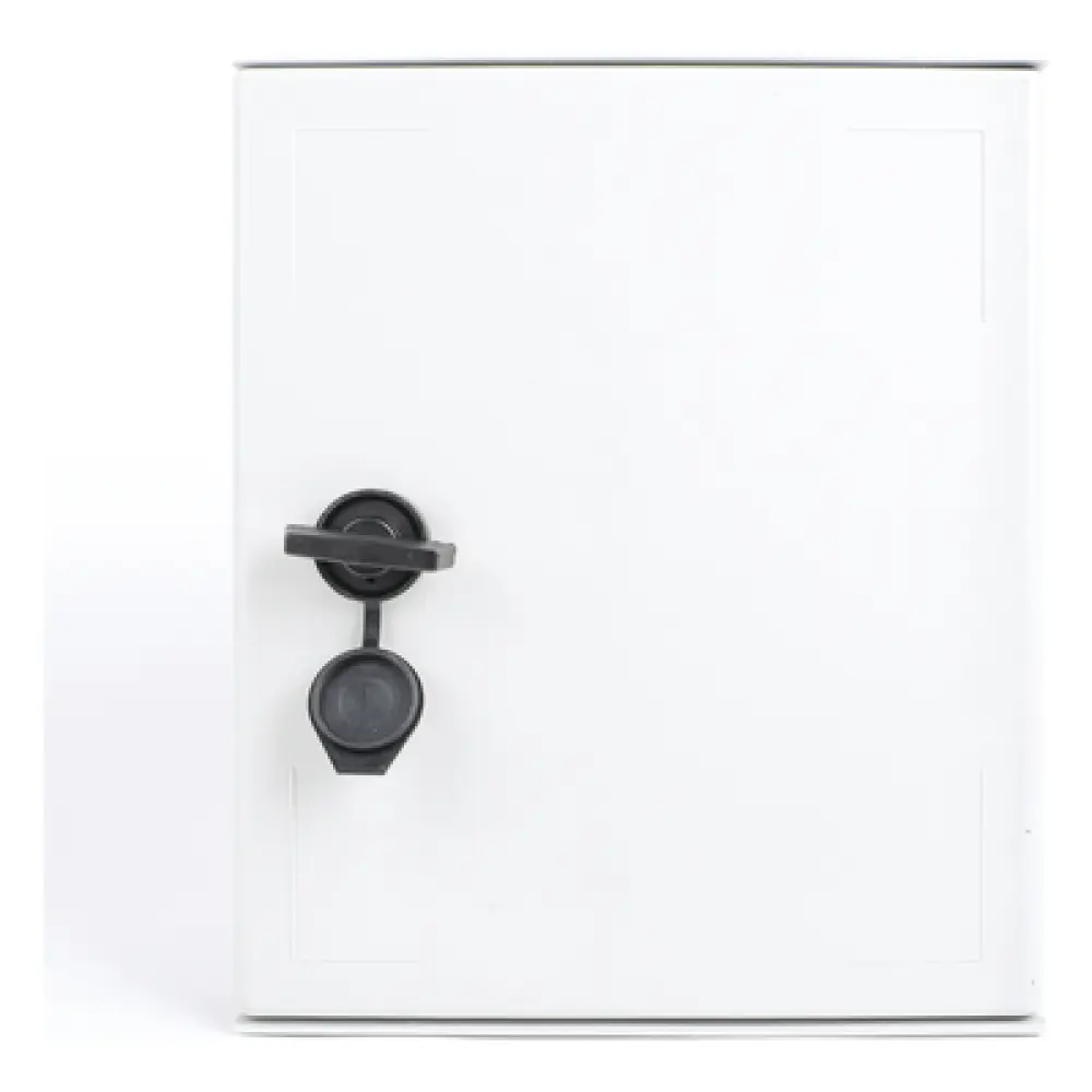 Gabinete de Poliéster / IP65 / 250 x 300 x 140 mm / Carga 30 kg / Placa Trasera Incluida / Cerradura con Llave