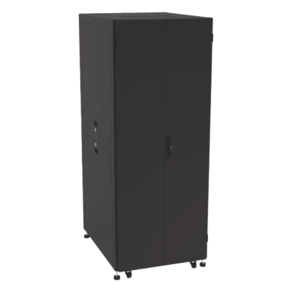 Gabinete Rack 19" / 42UR / 800 x 1000 mm / Acero / Carga 1268 kg / Puerta con Cristal Templado