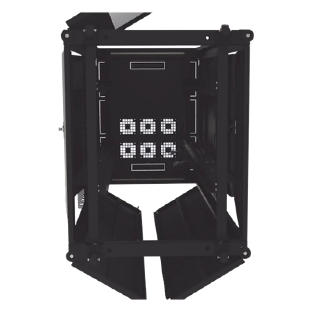 Gabinete Rack 19" / 42UR / 800 x 1000 mm / Acero / Carga 1268 kg / Puerta con Cristal Templado