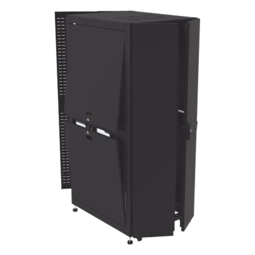 Gabinete Rack 19" / 42UR / 800 x 1000 mm / Acero / Carga 1268 kg / Puerta con Cristal Templado