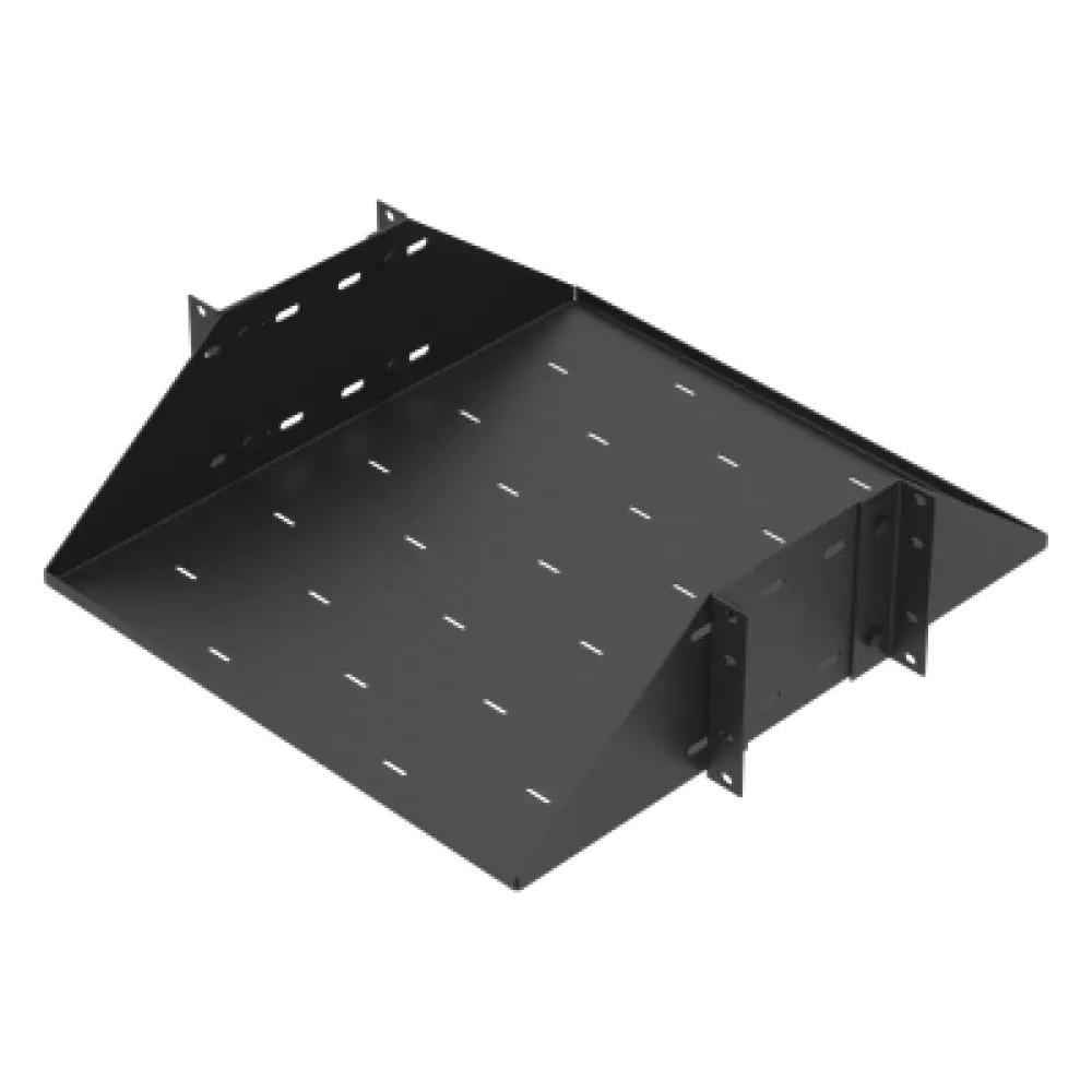 Charola para Rack / 19" / 3U / Carga 150 kg / Profundidad Ajustable 484 mm (1.6 ft) / Acero Calibre 14