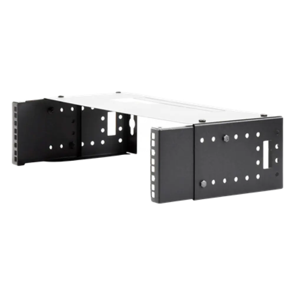 Rack Abierto de Pared / 19in / 2.5 UR / Profundidad Ajustable 8 a 12 in (20.3 a 30.5 cm) / Acero Electroestático