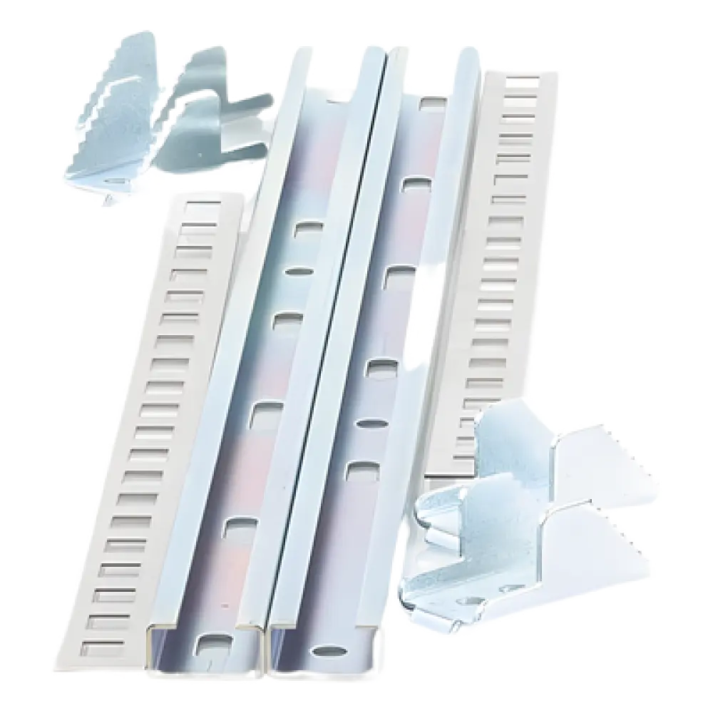 Herrajes de Fijación para Gabinete / Acero Galvanizado / Sujeción 600 mm / Poste hasta 152.4 mm (6') / Ancho Gabinete 600 mm