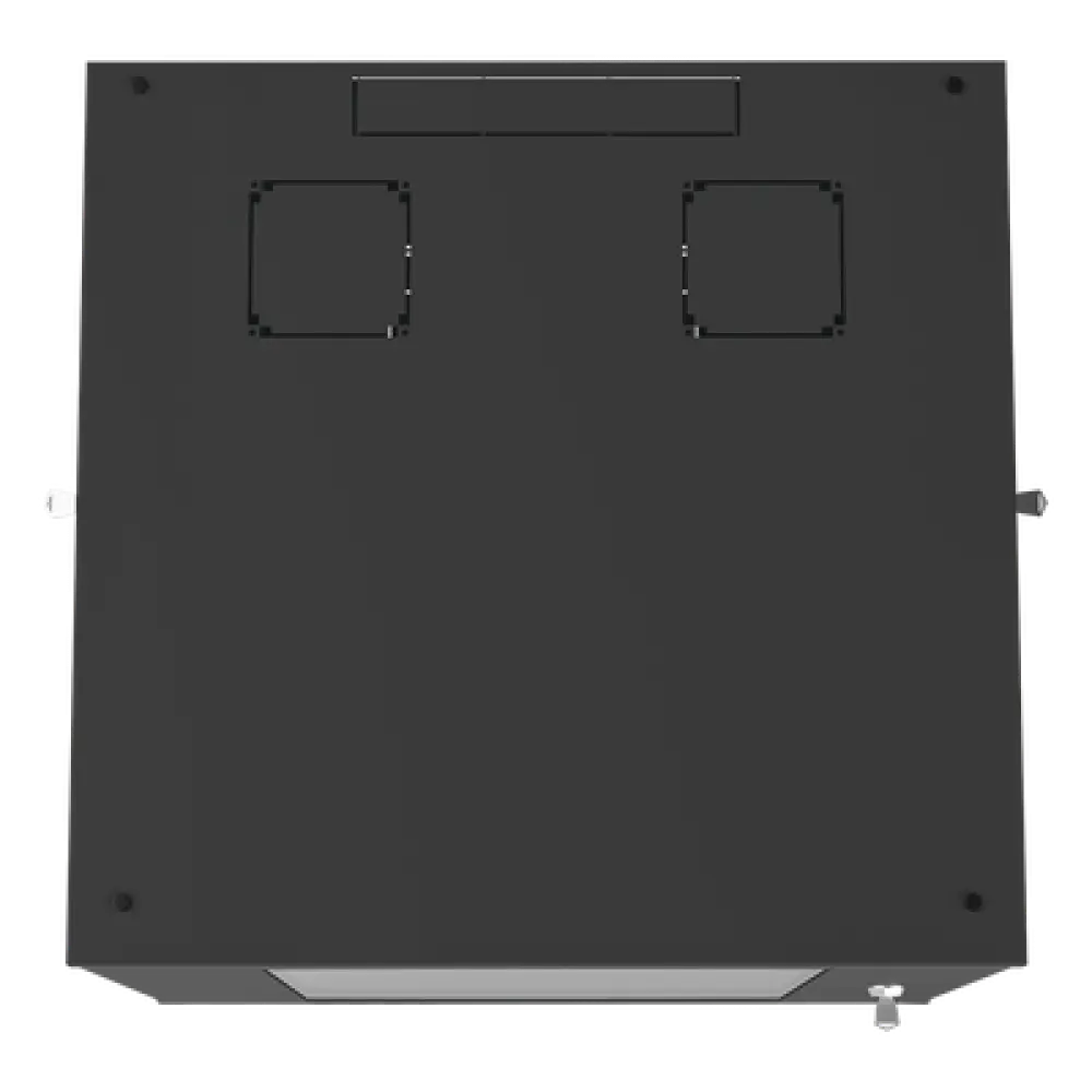 Gabinete de Piso / 12UR / 638 mm Profundidad / 276 kg Carga / Acero ANSI/TIA RS-310-D / Puerta Cristal Templado