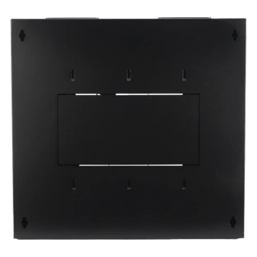 Gabinete de Pared Abatible / Rack 19" 12U / Ventana Cristal Templado / Apertura 120° / Laterales Removibles