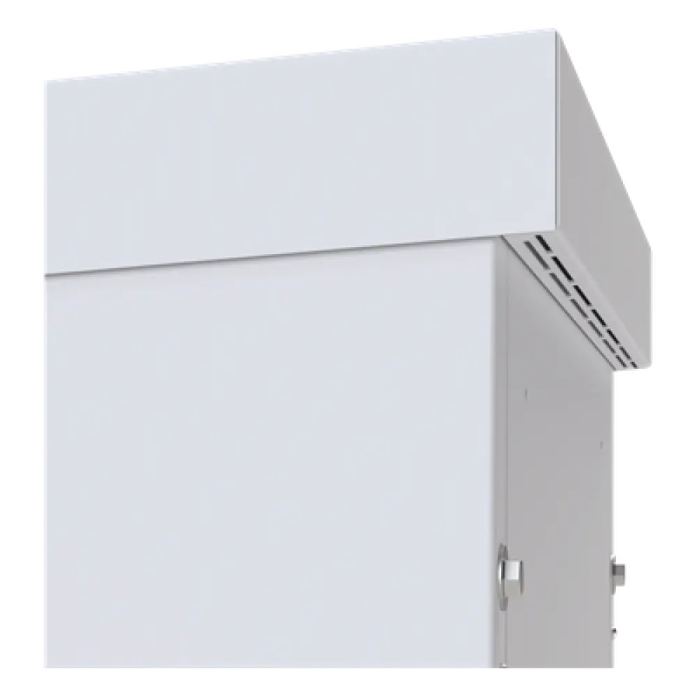 Gabinete Exterior para Rack / 9 UR / Profundidad 705 mm (2.3 ft) / IP54 / Acero Calibre 18 / Ventilador y Termostato / Aislante Poliuretano