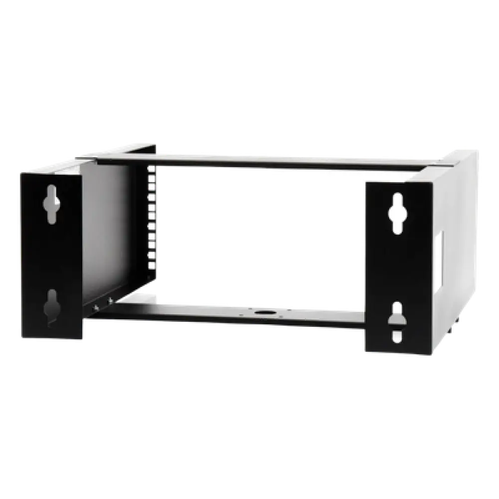 Rack Abierto de Pared / 19" / 4U / Acero Calibre 18 / Carga 20 kg / 500 mm (19.7 in) de Profundidad