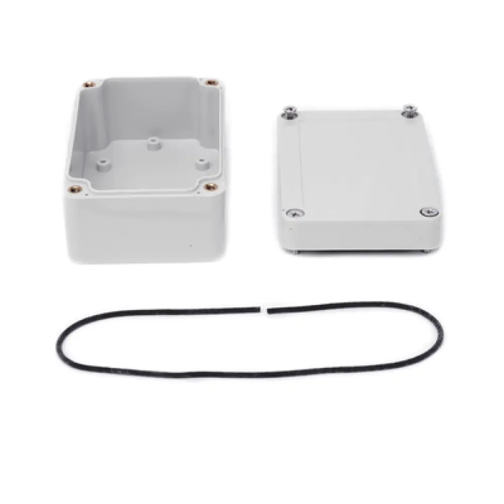 Gabinete Plástico para Exterior / IP65 / 100 x 68 x 50 mm / ABS Resistente a Intemperie / -20 a 60°C / Cierre por Tornillos