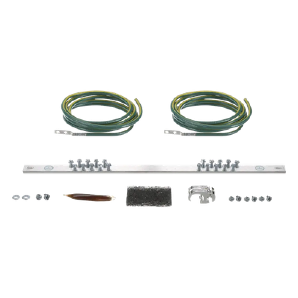 Kit de Puesta a Tierra / Jumpers 6 AWG / Barra 20 Orificios / Rack 19in / 2.44m (8ft)