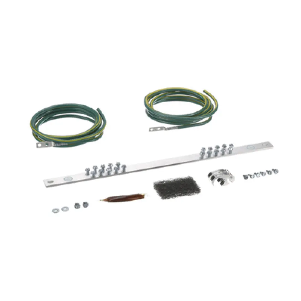 Kit de Puesta a Tierra / Jumpers 6 AWG / Barra 20 Orificios / Rack 19in / 2.44m (8ft)