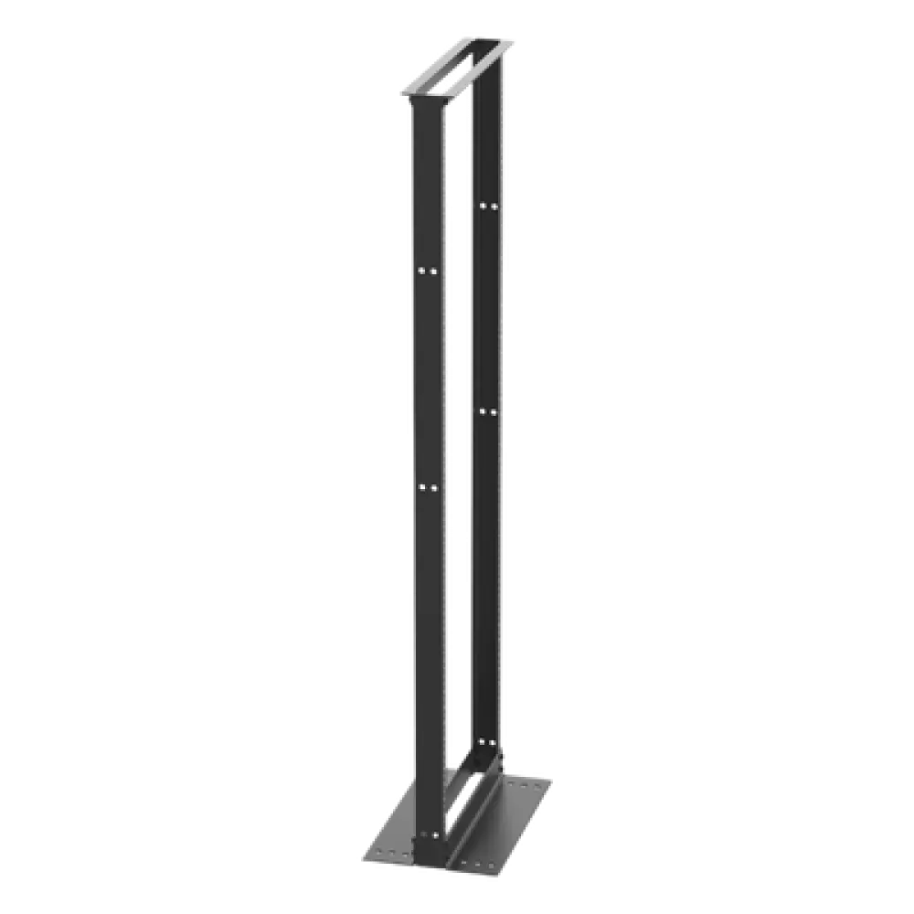 Rack de Dos Postes / 19 in / 45 UR / Carga 453 kg (997.9 lb) / Rieles Numerados #12-24 / Acero / EIA-310D