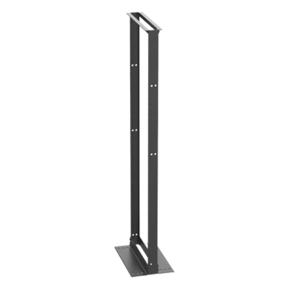 Rack de Dos Postes / 19 in / 45 UR / Carga 453 kg (997.9 lb) / Rieles Numerados #12-24 / Acero / EIA-310D