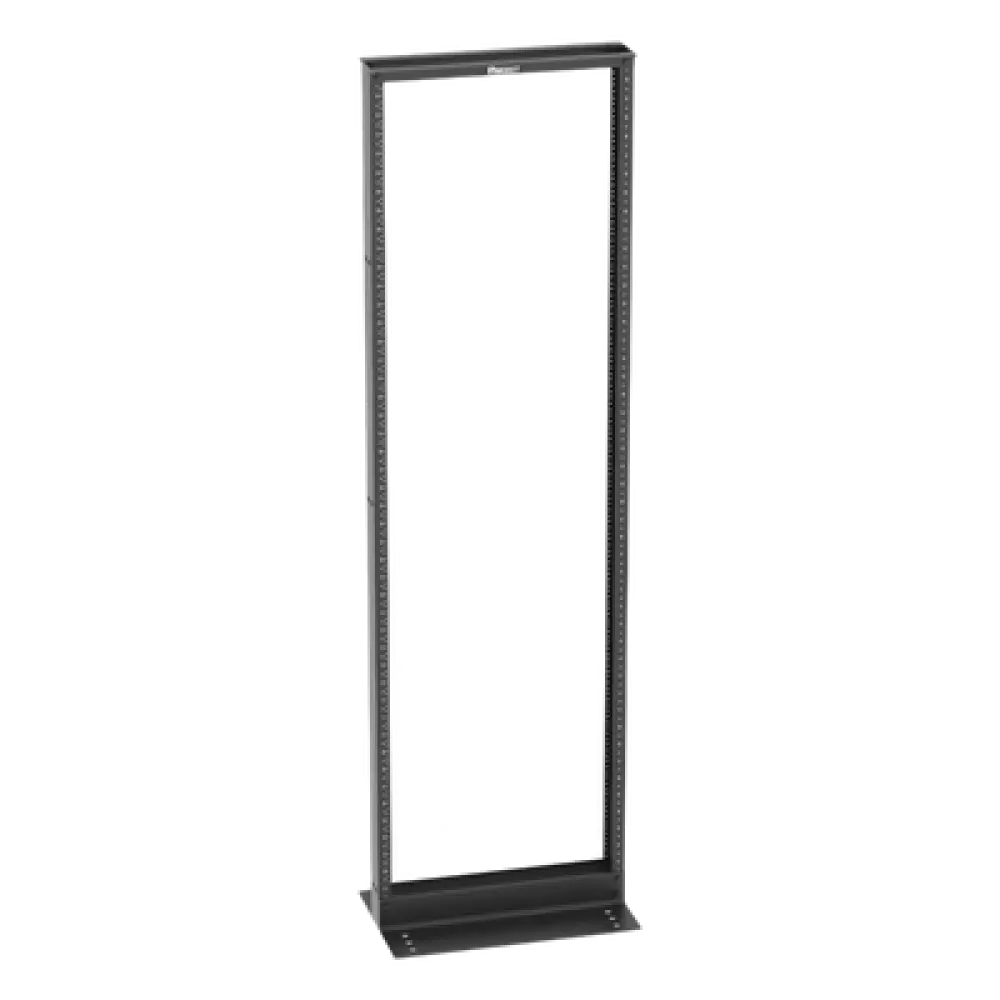 Rack de Dos Postes / 19 in / 45 UR / Carga 453 kg (997.9 lb) / Rieles Numerados #12-24 / Acero / EIA-310D
