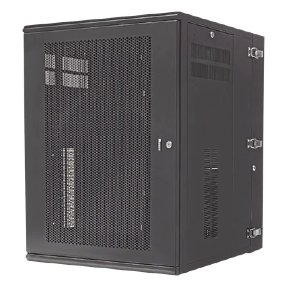 Gabinete de Montaje en Pared / 19in / 18 UR / 30in Profundidad / Puerta Ventilada / 300 lb Capacidad