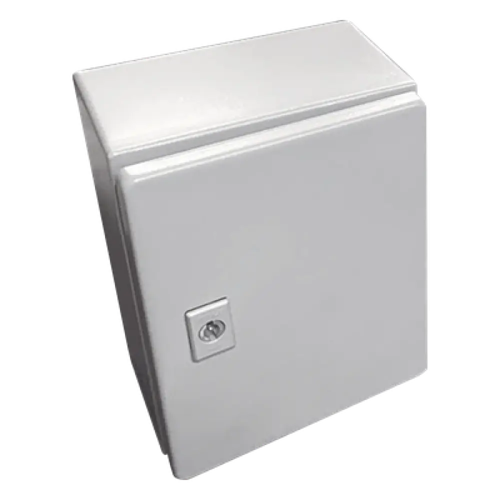 Gabinete de Acero / NEMA 4 / IP66 / 25x30x15 cm / 9.8x11.8x5.9 in / Platina / Certificado UL