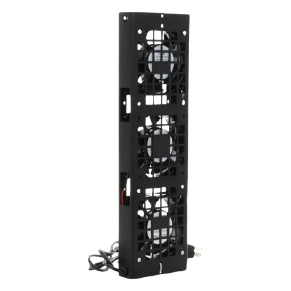 Kit de Ventiladores para Gabinete de Piso / 110 Vca / 12 x 12 cm / 1.56 ft Cable / Acero Calibre 18