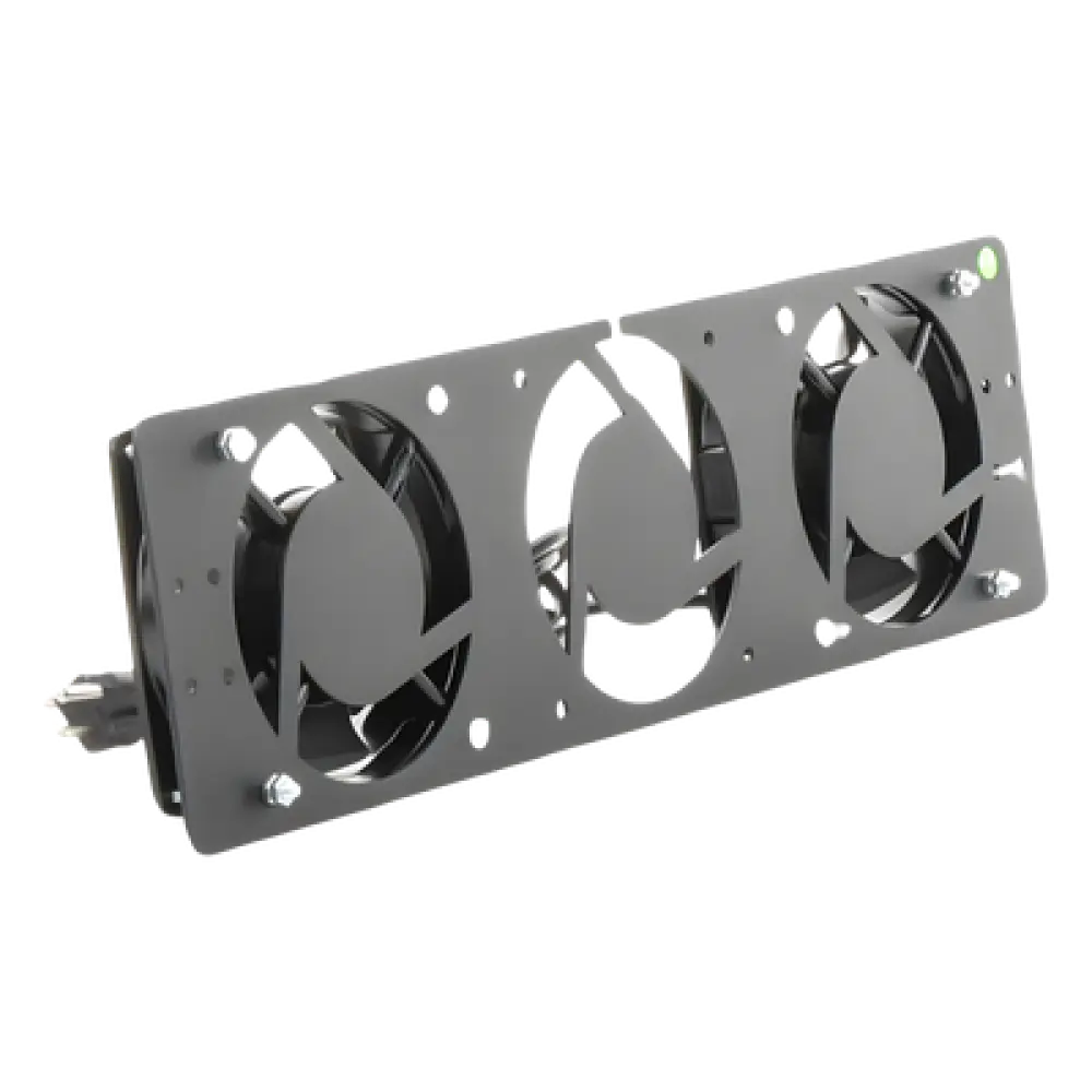 Kit de Ventiladores para Gabinete / 110 Vca / 12 x 12 cm / 76 CFM Total / Clavija Polarizada