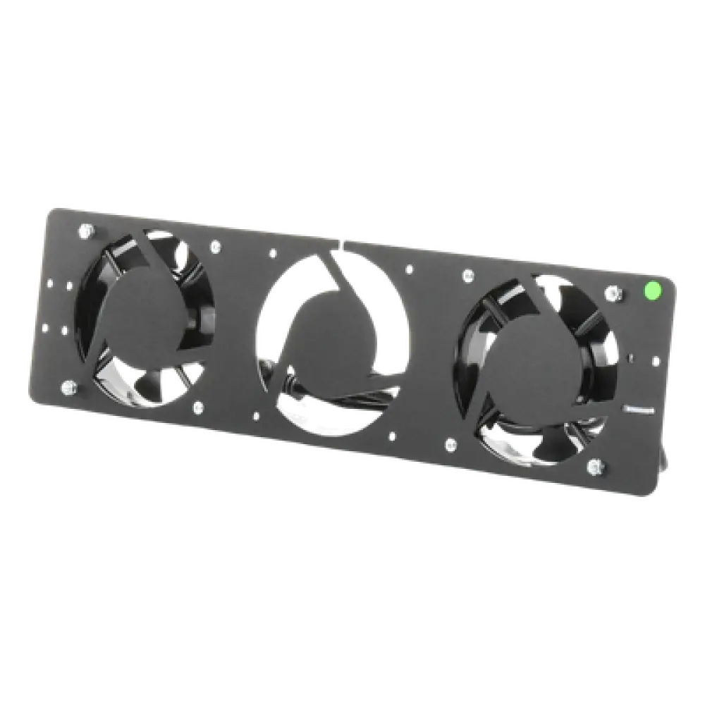 Kit de Ventiladores para Gabinete / 110 Vca / 12 x 12 cm / 76 CFM Total / Clavija Polarizada