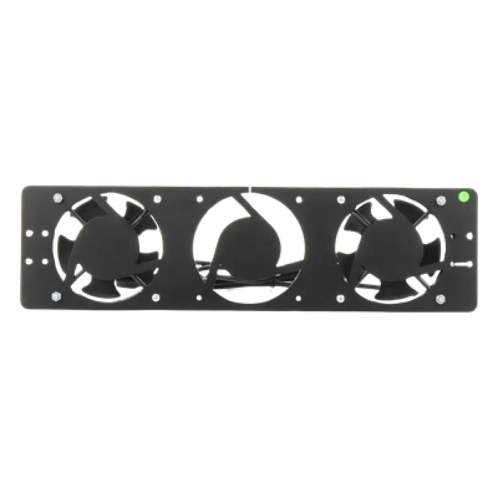 Kit de Ventiladores para Gabinete / 110 Vca / 12 x 12 cm / 76 CFM Total / Clavija Polarizada