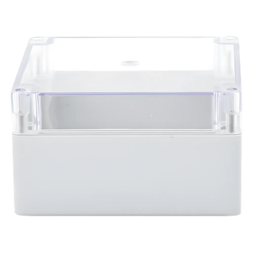 Gabinete Plástico para Exterior / IP65 / IK07 / 160 x 160 x 90 mm / Tapa Transparente / ABS 3 mm / -20 a 60 °C