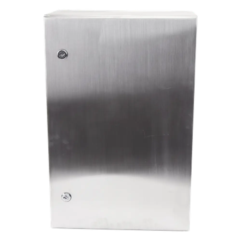 Gabinete de Acero Inoxidable IP66 / IK10 / 400 x 600 x 250 mm / 15.7 x 23.6 x 9.8 in / Carga 50 kg / Placa Galvanizada