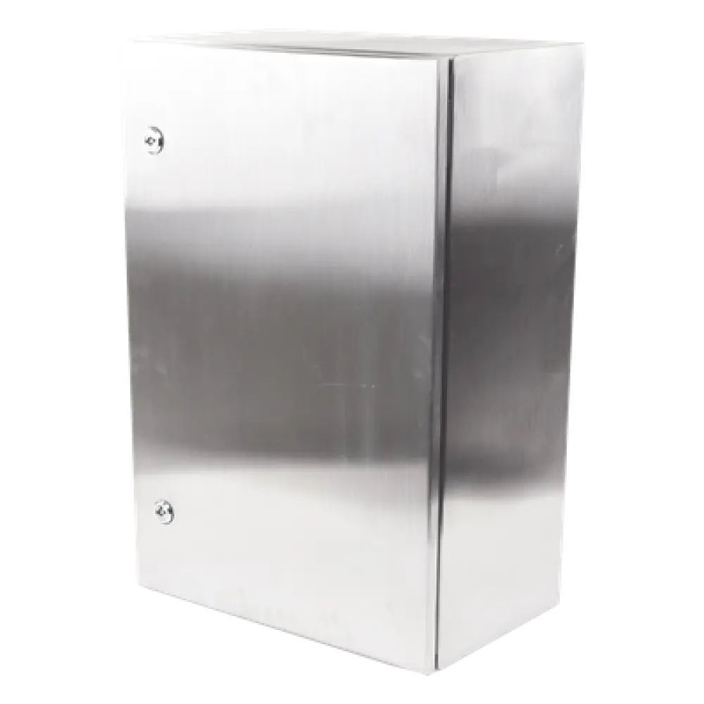 Gabinete de Acero Inoxidable IP66 / IK10 / 400 x 600 x 250 mm / 15.7 x 23.6 x 9.8 in / Carga 50 kg / Placa Galvanizada