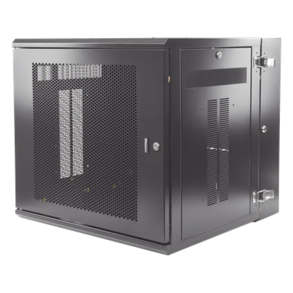 Gabinete de Montaje en Pared / 19in / 12 UR / 635mm (2.08ft) Profundidad / Puerta Ventilada / 250 lb Capacidad