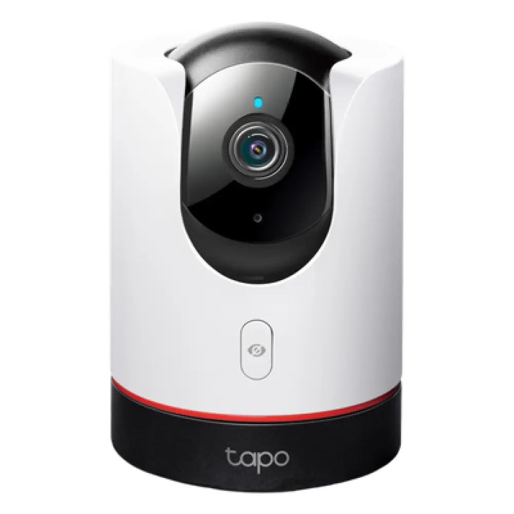 Cámara IP Pan/Tilt / 2K QHD 2688 × 1520 px / Wi-Fi 6 / Visión Starlight F1.6 / Detección IA Personas-Mascotas-Vehículos / Audio Bidireccional / Privacidad Física / microSD 512 GB