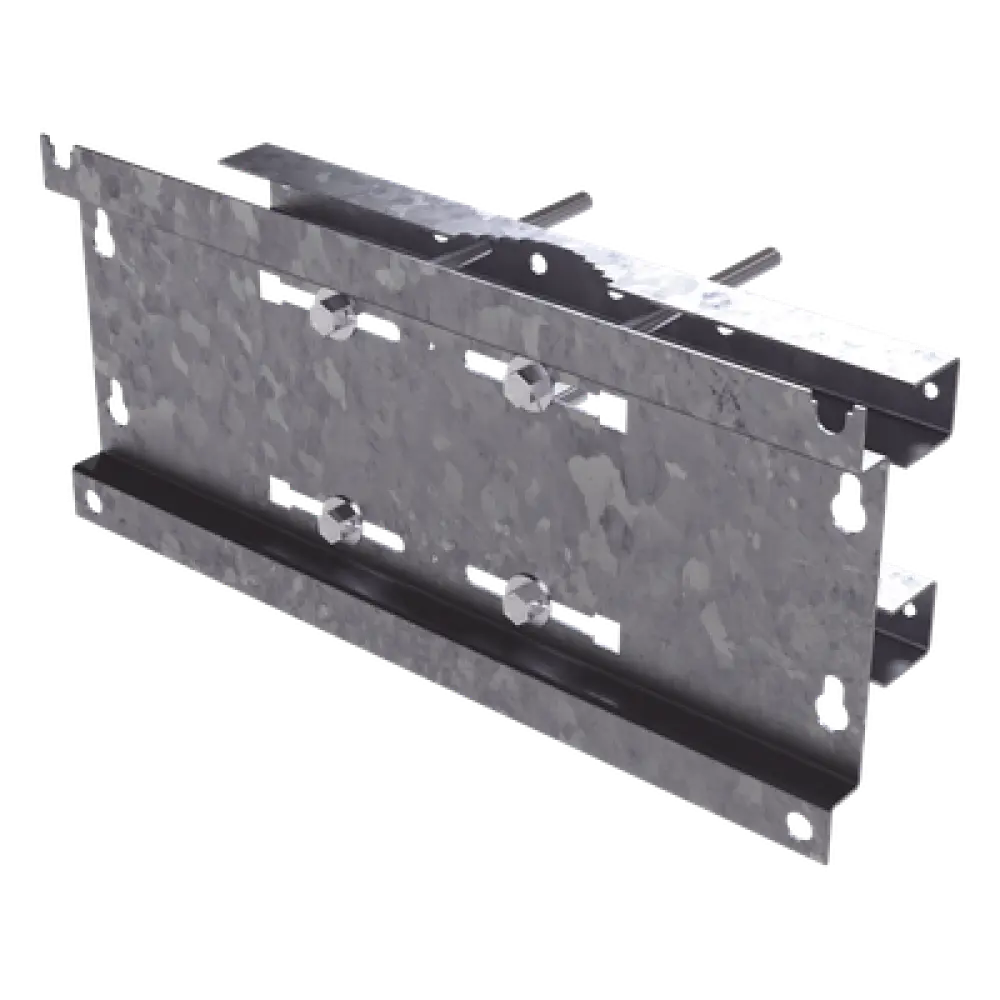 Herraje de Fijación / Montaje en Pared, Poste o Torre / Tornillos 250 mm / Compatible con Gabinete 9U