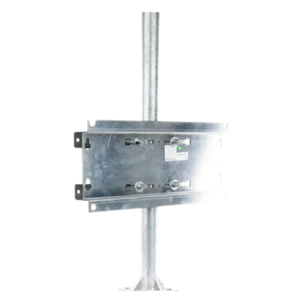 Herraje de Fijación / Montaje en Pared, Poste o Torre / Tornillos 250 mm / Compatible con Gabinete 9U