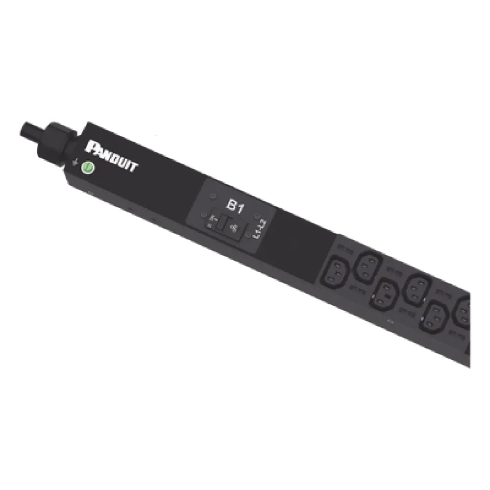 PDU Básico para Rack / 24 Salidas / 20 x IEC C13 + 4 x IEC C19 / Entrada NEMA L6-30P / 208 Vca / 30 A / Cable 3 m (9.8 ft) / Montaje 0U/1U/2U