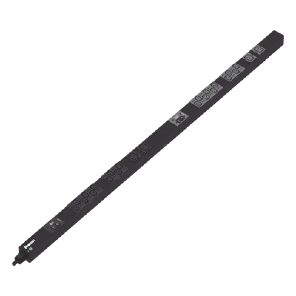 PDU Básico para Rack / 24 Salidas / 20 x IEC C13 + 4 x IEC C19 / Entrada NEMA L6-30P / 208 Vca / 30 A / Cable 3 m (9.8 ft) / Montaje 0U/1U/2U